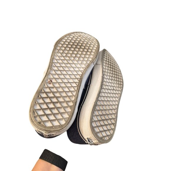 Vans blue denim style sneakers size 9 - Picture 4 of 5